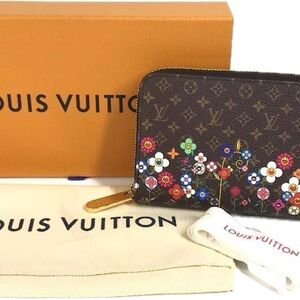 Louis Vuitton X Takashi Murakami Zippy Wallet